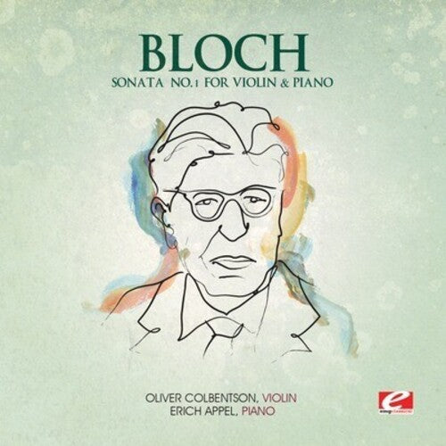 Bloch - Sonata 1 For Violin & Piano - Music CD