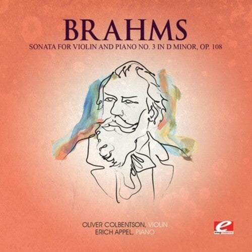 Brahms - Sonata Violin & Piano 3 - Music CD