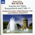 Richter,f.x. / Fred / Hakkinen / Peltoniemi - Sonate Da Camera For Flute Harpsichord & Cello 1 - Music CD