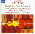 Balada / Cardenes / Pittsburgh Sinfonietta / Loh - Caprichos 2 3 & 4 - Music CD