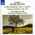 Schumann,camillo / Kliegel / Piemontesi - Cello Sonatas 1 & 2 - Music CD