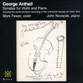 Antheil / Fewer / Novacek - Sonatas For Violin & Piano - Music CD
