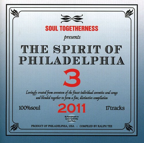 Vol. 3-spirit Of Philadelphia / Various - Vol. 3-spirit Of Philadelphia / Various - Music CD