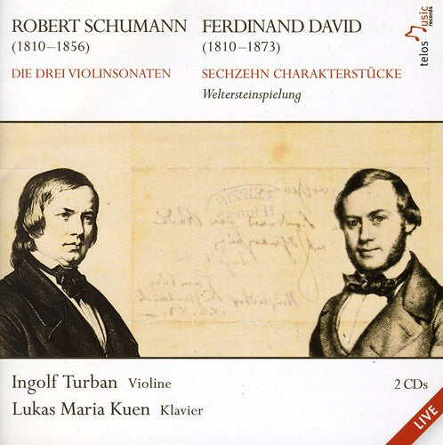 Schumann / David / Turban / Kuen - Violin Sonatas / Violin & Piano Works - Music CD