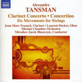 Tansman / Fessard / Decker / Silesian Chamber Orch - Clarinet Cto / Concertino / Six Movements Strings - Music CD