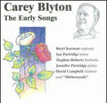 Carey Blyton: The Early Songs / Various - Carey Blyton: The Early Songs / Various - Music CD