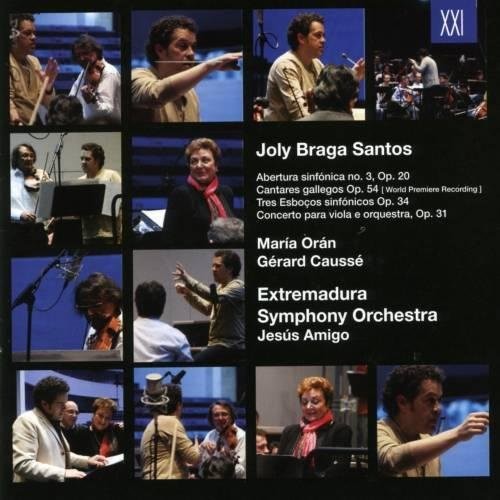 Santos,joly Braga - Abertura Sinfonica No.3-cantares Gallegos-tres Esc - Music CD