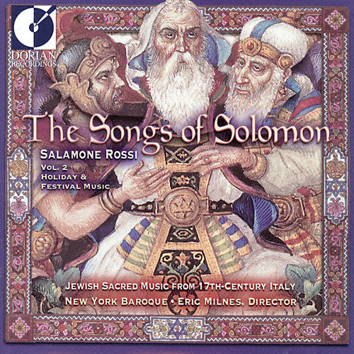 Rossi / New York Baroque / Milnes - Songs Of Solomon: Jewish Sacred Music 17th Ctry 2 - Music CD