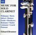 Brunner,eduard - Works For Solo Clarinet - Music CD