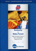 1996 Ncaa Division 1 Kentucky Vs Wake Forest - 1996 Ncaa Division 1 Kentucky Vs Wake Forest - DVD