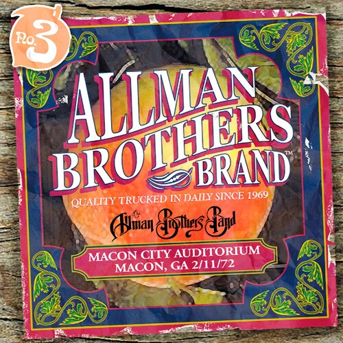 Allman Brothers Band - Macon City Auditorium 2/11/72 - Music CD