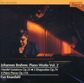 Brahms / Knardahl - V.2: Piano Works - 2 Rhapsodies - Music CD