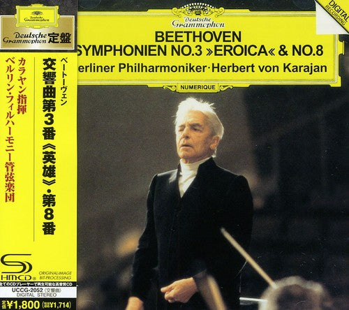 Karajan,herbert Von - Beethoven: Symphonies Nos. 3 & 8 - Music CD