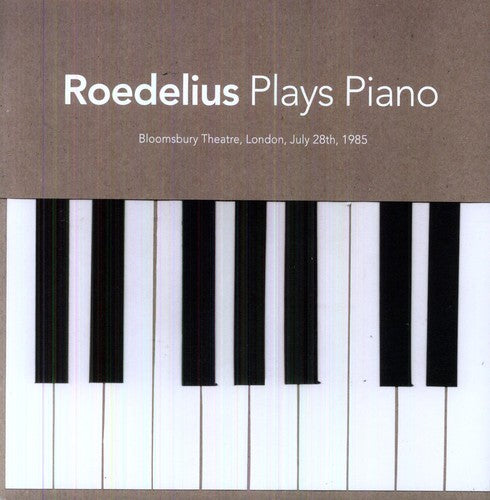 Roedelius - Plays Piano: Live In London 1985 - Vinyl Record