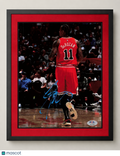DeMar DeRozan Chicago Bulls Signed Basketball 8x10 Custom Framed Photo PSA