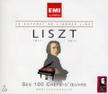 Liszt,f. - Ses 100 Chefs-d'oeuvres - Music CD