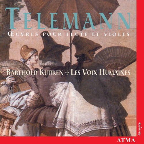 Telemann / Voix Humaines / Kuijken / Milnes - Works For Flute & Viols - Music CD