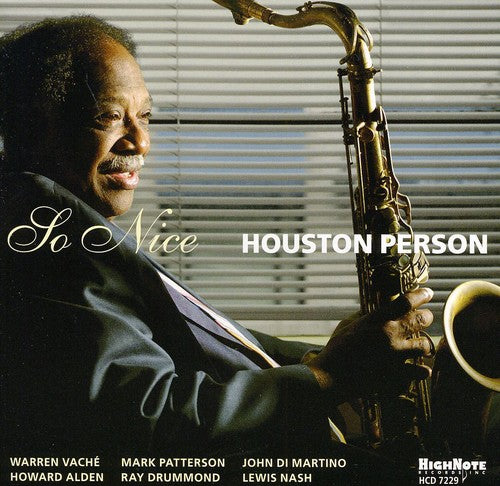 Houston Person - So Nice - Music CD