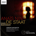 Andriessen / Lsf / Atherton - Anais Nin De Staat - Music CD