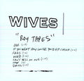 Wives - Roy Tapes - Vinyl Record