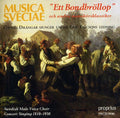 Ericson / Dranger - Ett Bondbrollop - Music CD