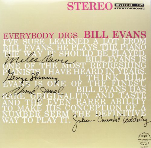 Evans,bill - Everybody Digs Bill Evans - Vinyl Record
