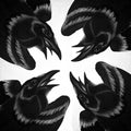 Pyramids With Wraiths - Magpie & Raven - Vinyl Record