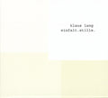 Lang,klaus - Einfalt Stille - Music CD