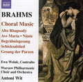 Brahms / Warsaw Philharmonic Choir / Wolak - Choral Music: Alto Rhapsody & Gesang Der Parzenb - Music CD