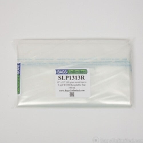 Bu Slp1313r 180g Lp Jckt Slv Rslable 100 Cnt Clr - Bu Slp1313r 180g Lp Jckt Slv Rslable 100 Cnt Clr - Bags/Sleeves