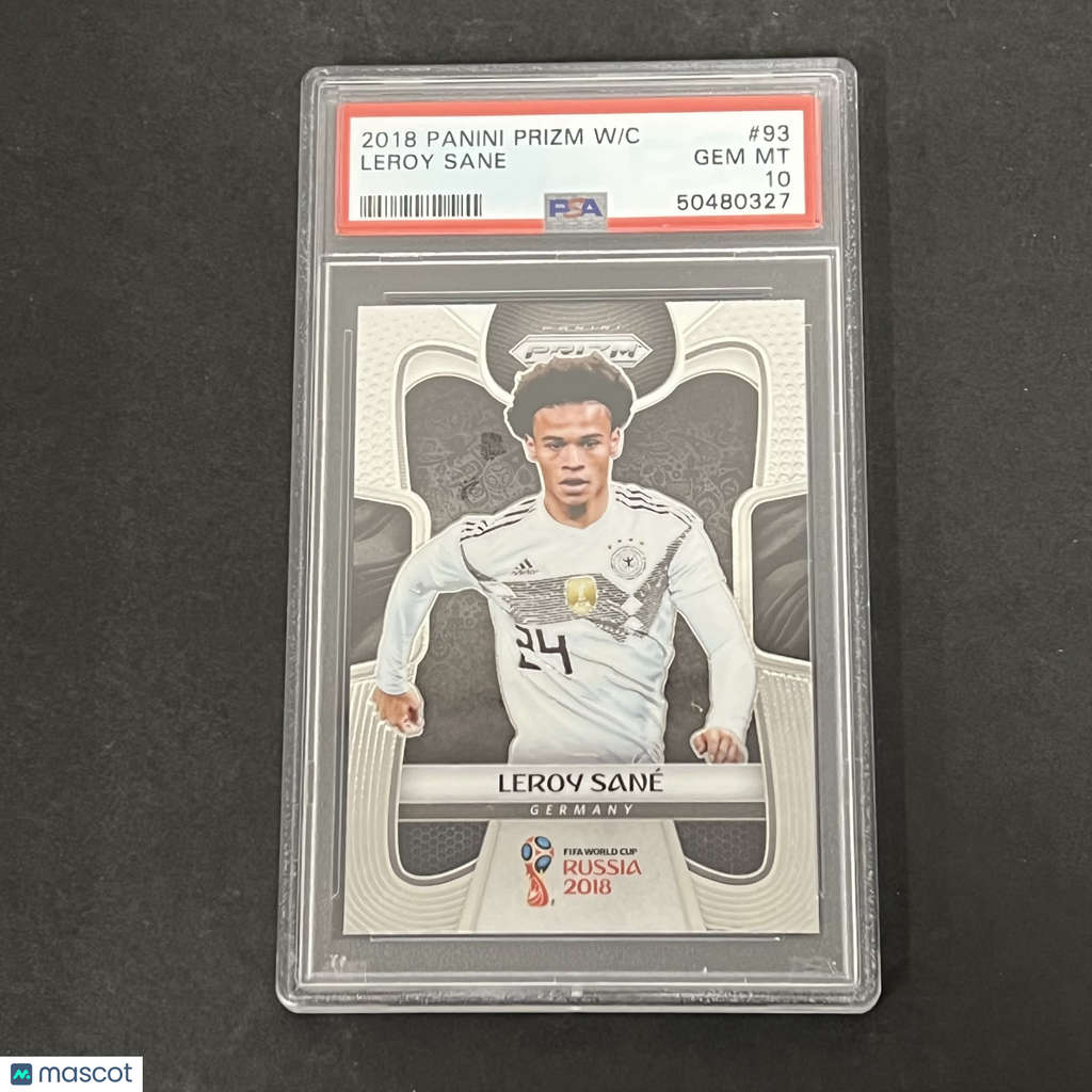 2018 Panini Prizm World Cup #93 Leroy Sane PSA 10