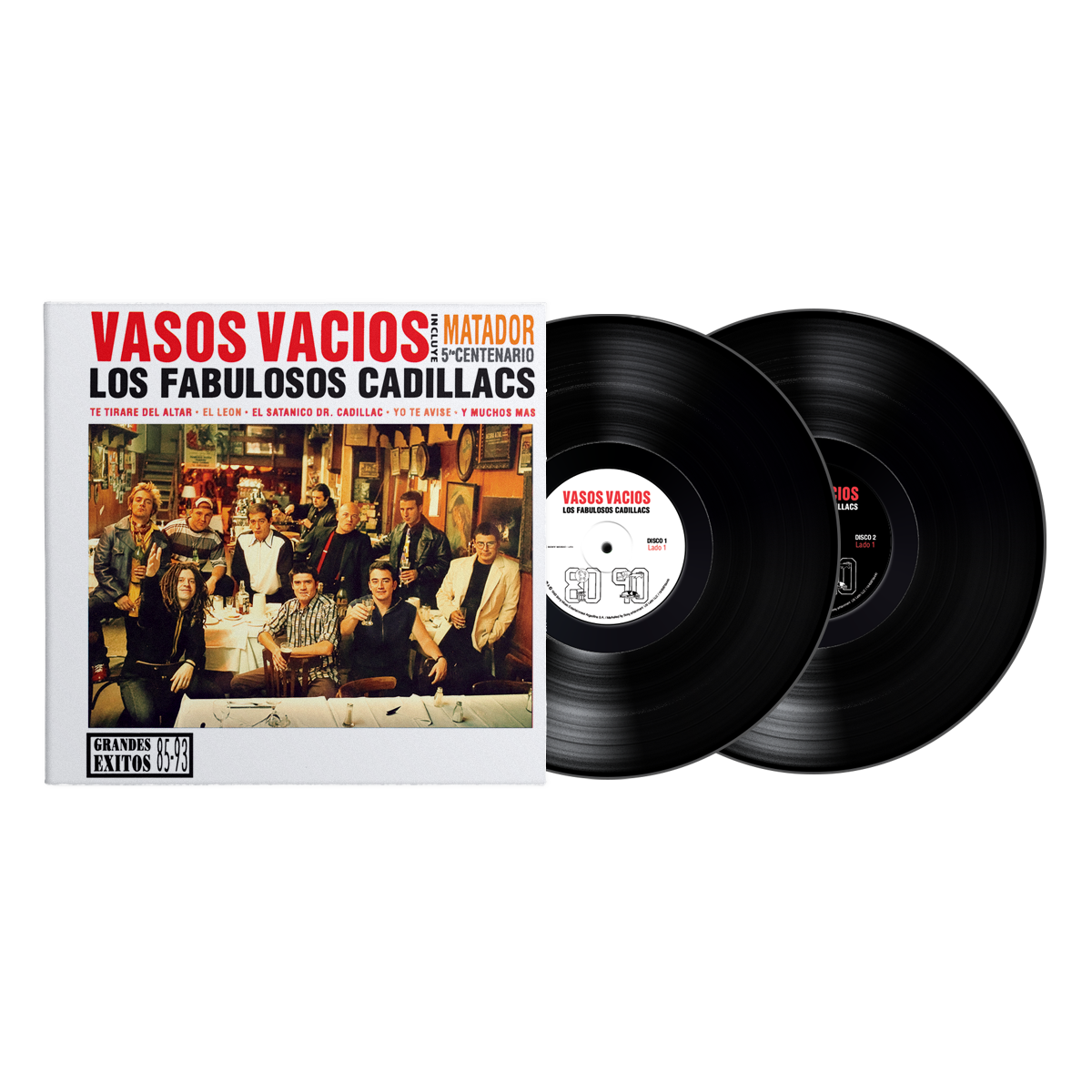 Los Fabulosos Cadillacs - Vasos Vacios 2LP Vinyl Record