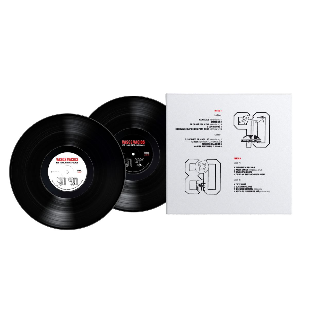 Los Fabulosos Cadillacs - Vasos Vacios 2LP Vinyl Record