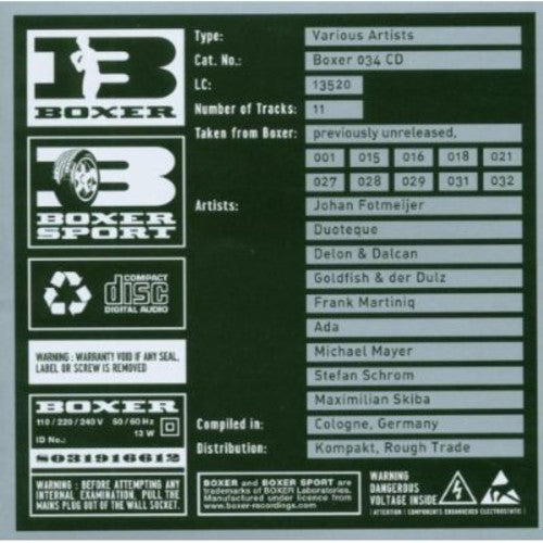 Boxer Compilation 1 / Various - Boxer Compilation 1 / Various - Music CD