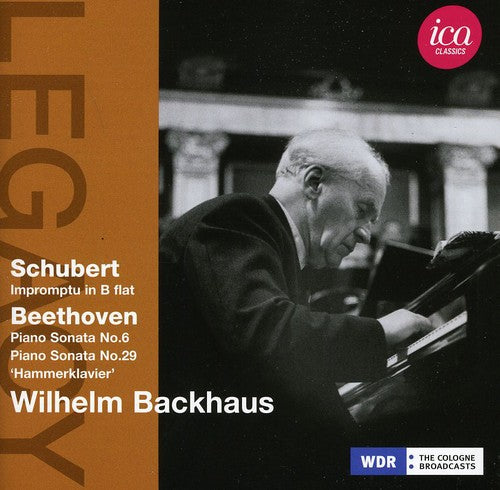 Schubert / Beethoven / Backhaus - Legacy: Schubert & Backhaus - Music CD