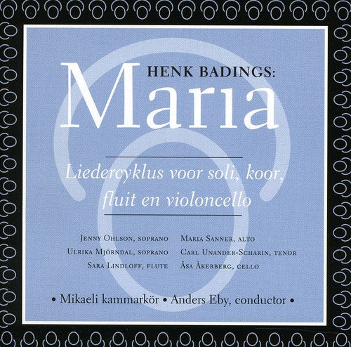 Kammarkor,mikaeli / Kammarkor,mikaeli - Maria - Music CD