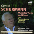 Schurmann / Park / Korzhev - Music For Violin & Piano - Music CD