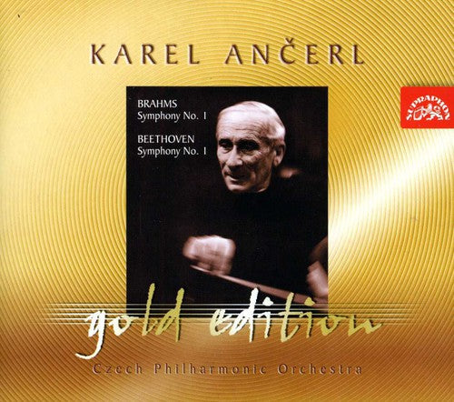 Brahms / Beethoven / Ancerl / Czech Phil Orch - Ancerl Gold Edition 9: Symphony 1 C Minor & C Maj - Music CD