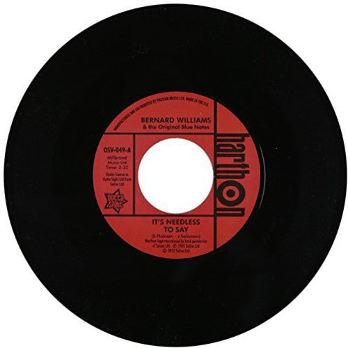 Williams,bernard & The Original Blue Notes - It's Needless To Say - Vinyl Record
