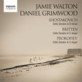Walton / Grimwood - Cello Sonatas By Shostakovich & Britten - Music CD