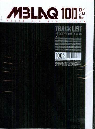 Mblaq - 100% Ver - Music CD