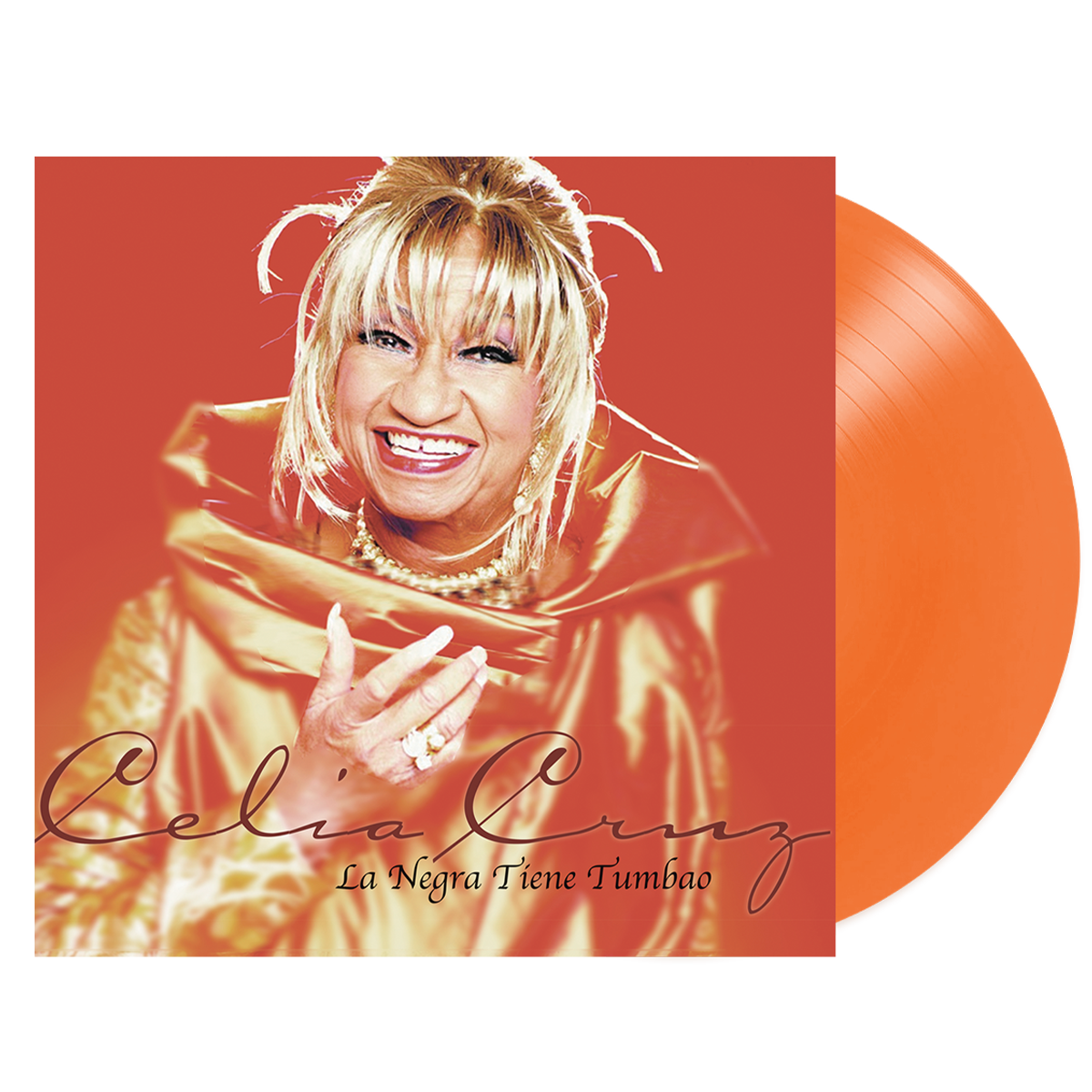 Celia Cruz - La Negra Tiene Tumbao Vinyl 1LP (Orange) Vinyl Record
