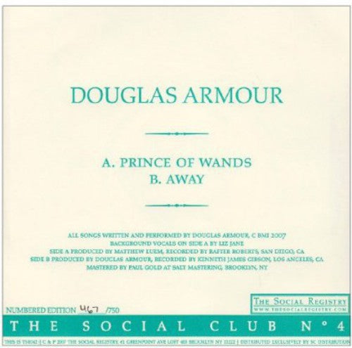 Armour,douglas - Social Club 4 - Vinyl Record
