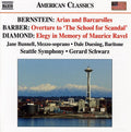 Bernstein / Sheng / Barber / Bunnell / Schwarz - Arias & Barcarolles / Overture To School - Music CD