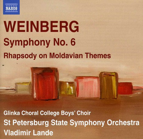 Weinberg / St Petersburg State So / Lande - Symphony No. 6 & Rhapsody On Moldavian Themes - Music CD