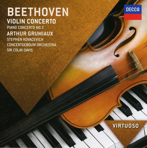 Beethoven: Kovacevich/grumiaux/davis - Pianokonsert 3/violinkonsert - Music CD