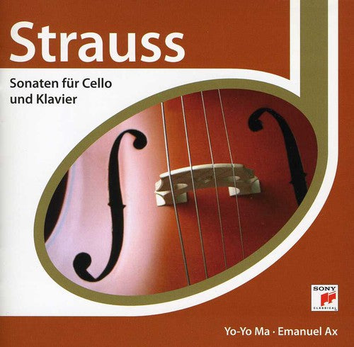 Strauss / Ma,yo-yo / Ax,emanuel - Strauss: Sonaten Fur Cello Und Klavier - Music CD