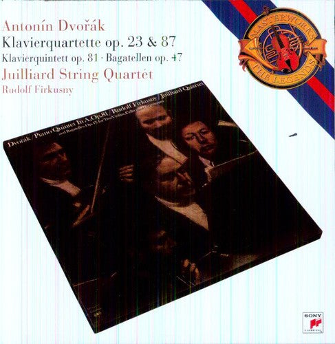 Dvorak / Firkusnt,rudolf / Juillard String Quartet - Dvorak: Klavierquartette Op 23 & 87 - Music CD
