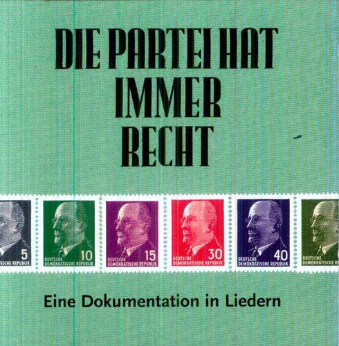 Die Partei Hat Immer Recht - Die Partei Hat Immer Recht - Music CD