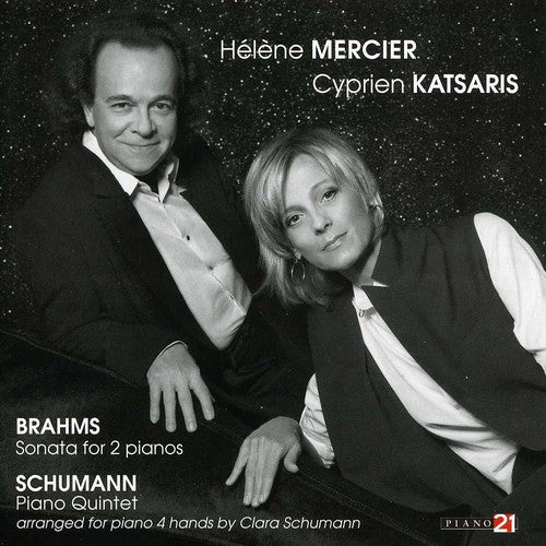 Schumann / Brahms / Katsaris / Mercier - Music For Two Pianos - Music CD